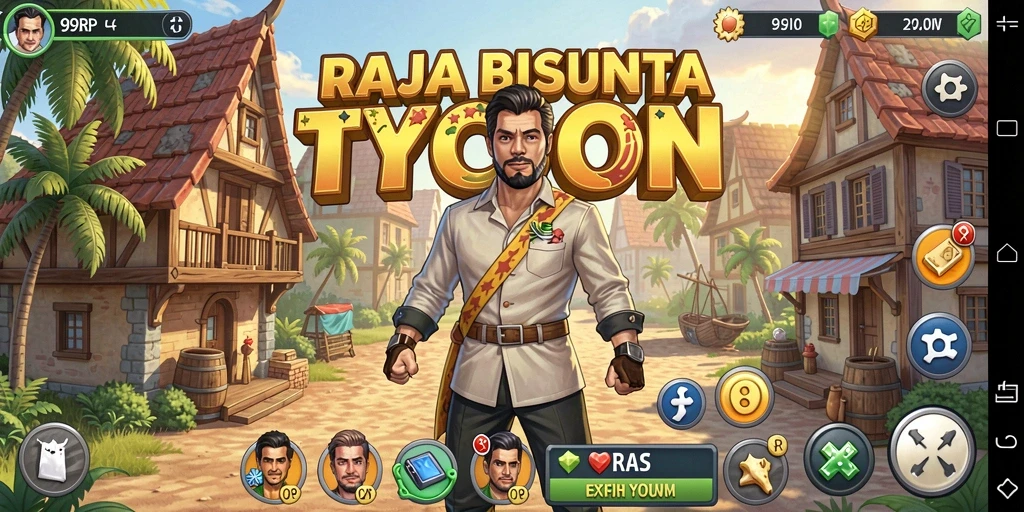 Tangkapan layar gameplay 99RP yang menampilkan manajemen bisnis yang menarik.