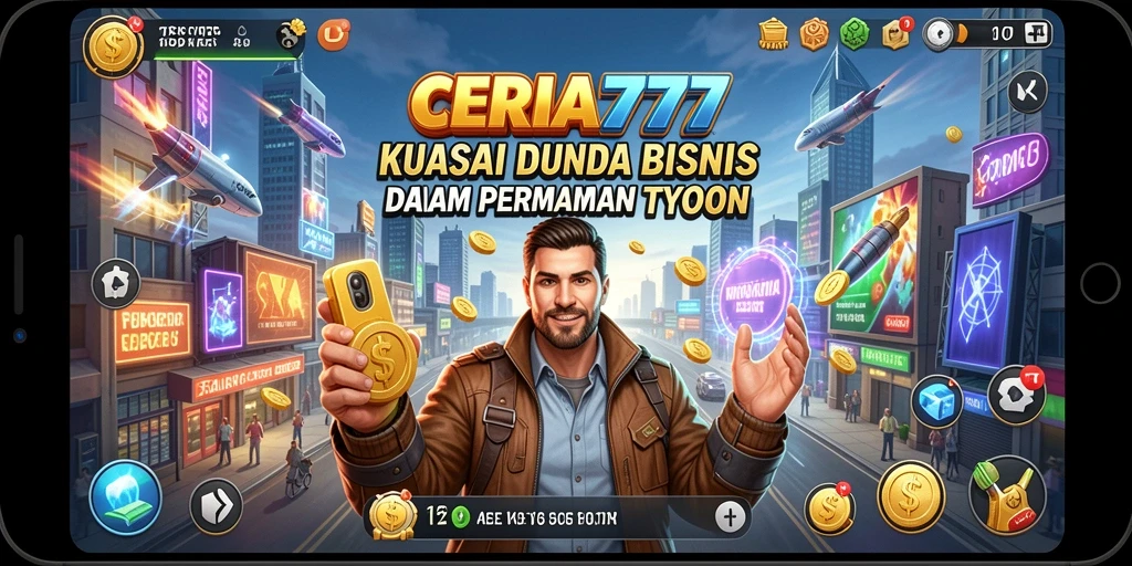 Tampilan gameplay CERIA777 yang penuh strategi Tycoon.
