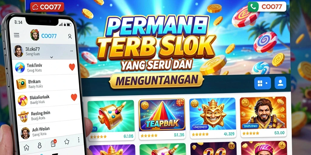 Screenshot gameplay COO77 menampilkan mesin Slot yang menarik dan interaktif.