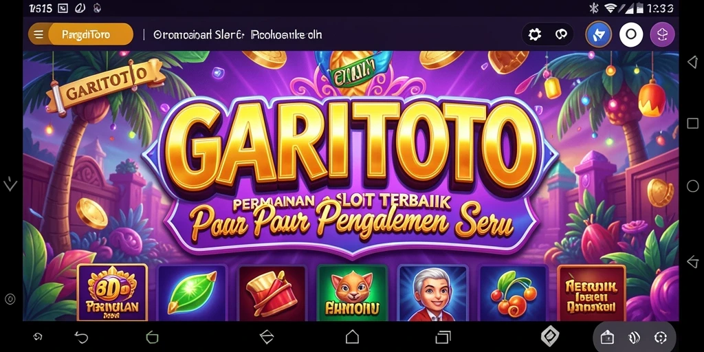 Screenshot GARITOTO menampilkan gameplay Slot yang menarik dan menghibur.