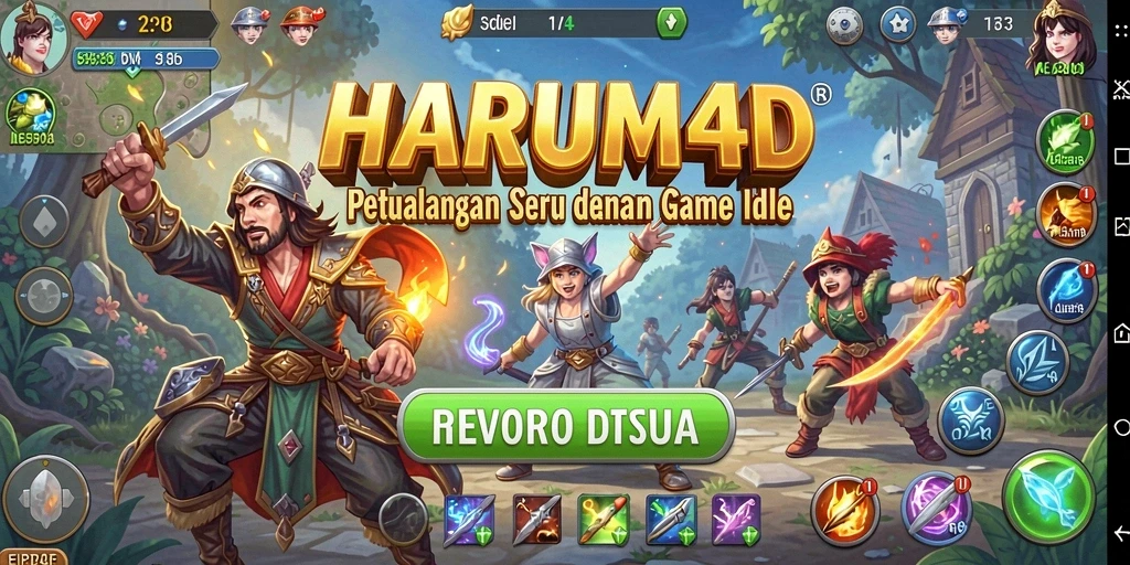 Tampilan menarik gameplay HARUM4D yang seru dan menghibur.