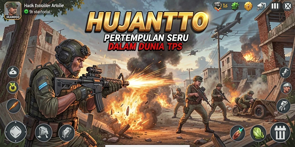 Tangkapan layar dari gameplay seru HUJANTOTO.