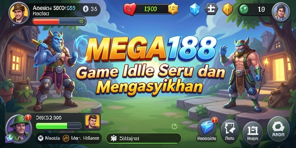 Screenshot MEGA188 menunjukkan gameplay santai dan fitur menarik di dalamnya.