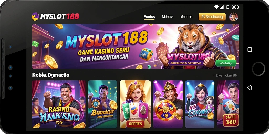 Tampilan gameplay menarik di MYSLOT188 dengan berbagai slot seru.