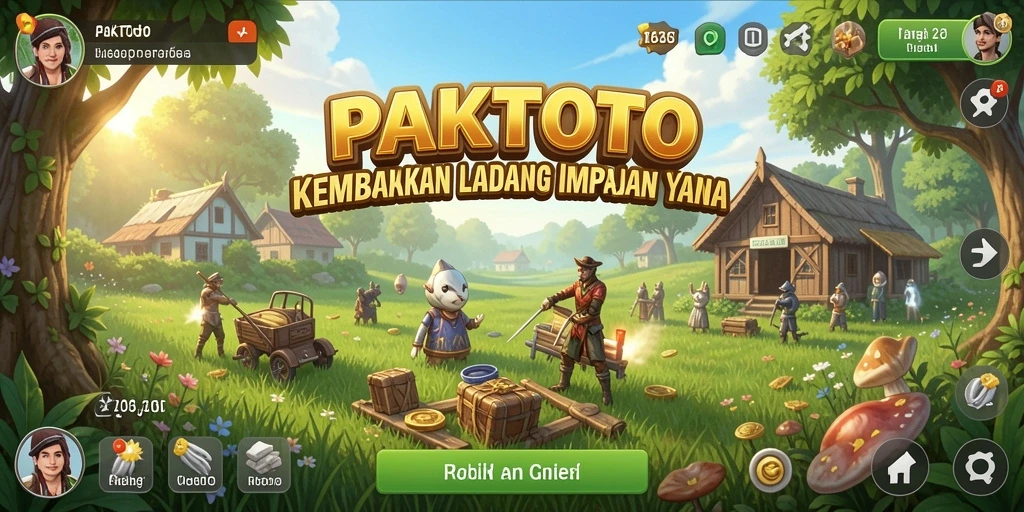 Tampilan gameplay PAKTOTO yang menarik dan penuh warna.