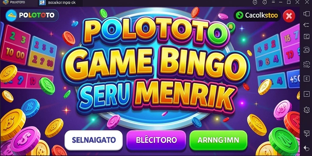 Tampilan gameplay seru dari POLOTOTO yang memikat.