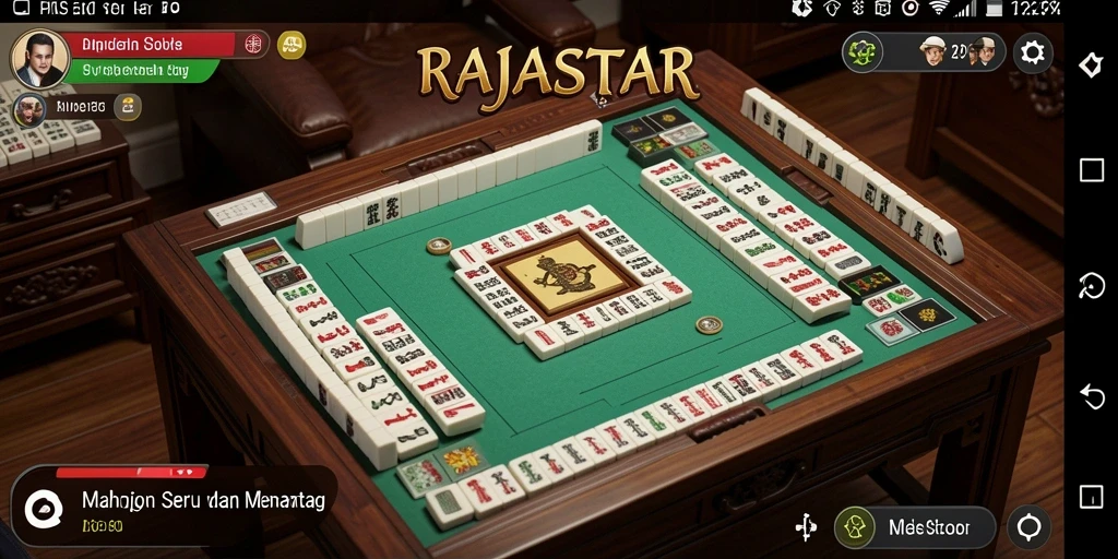 Tampilan gameplay RAJASTAR dengan visual menawan dari Mahjong.
