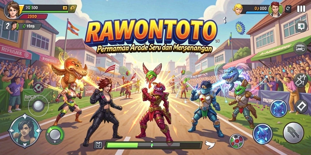 Screenshot menampilkan gameplay seru dari RAWONTOTO.