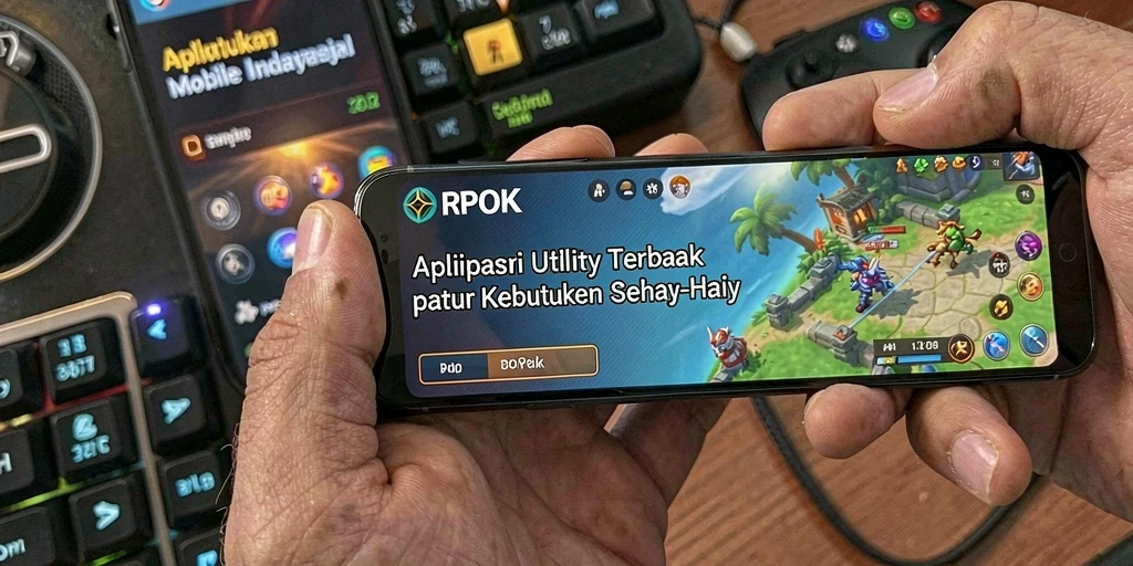 Tampilan utama RPOK menampilkan fitur-fitur Utility yang berguna.