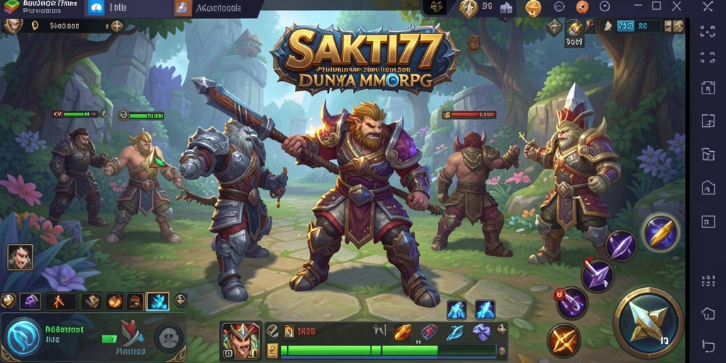 Tampilan gameplay SAKTI77 yang mendebarkan dengan aksi pertempuran yang intens.