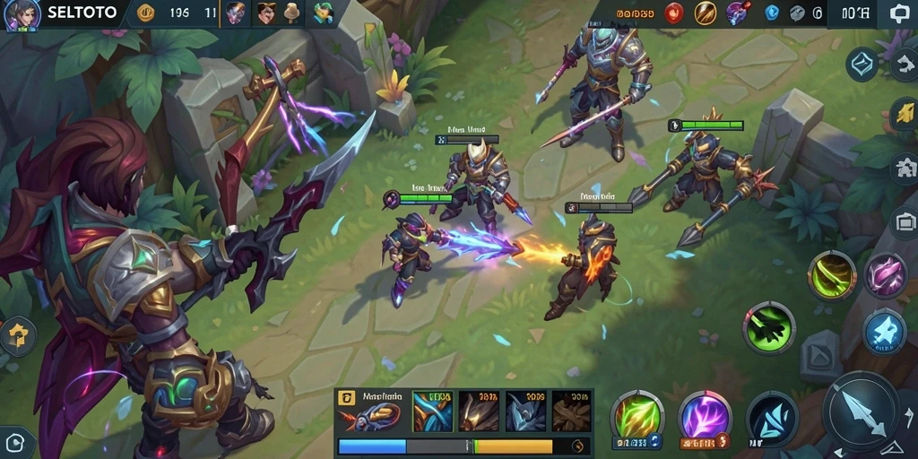 Tampilan gameplay menarik dari SELTOTO dengan karakter dan peta berwarna-warni.