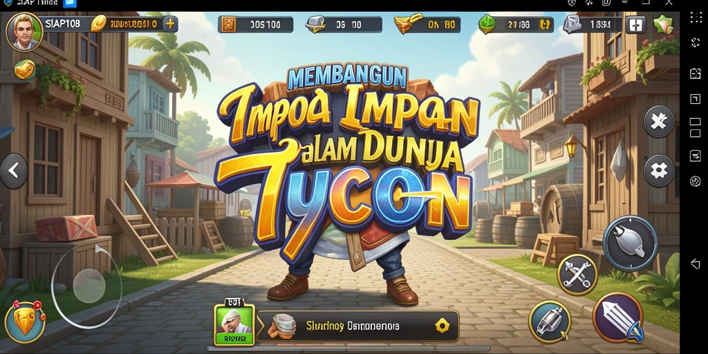 Screenshot gameplay menarik dari SIAP108 yang menunjukkan interaksi antar pemain.