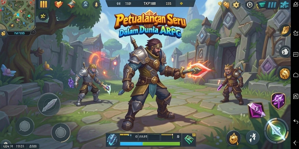 Screenshot gameplay TKP188 menampilkan aksi pertarungan yang mendebarkan.