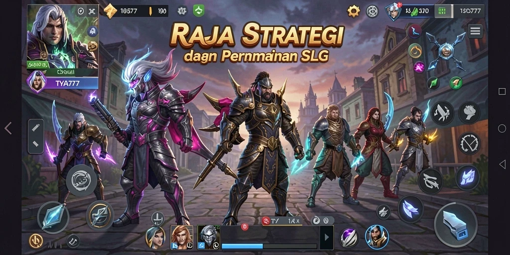 Screenshot utama TYA777 menampilkan aksi strategi yang mendebarkan.